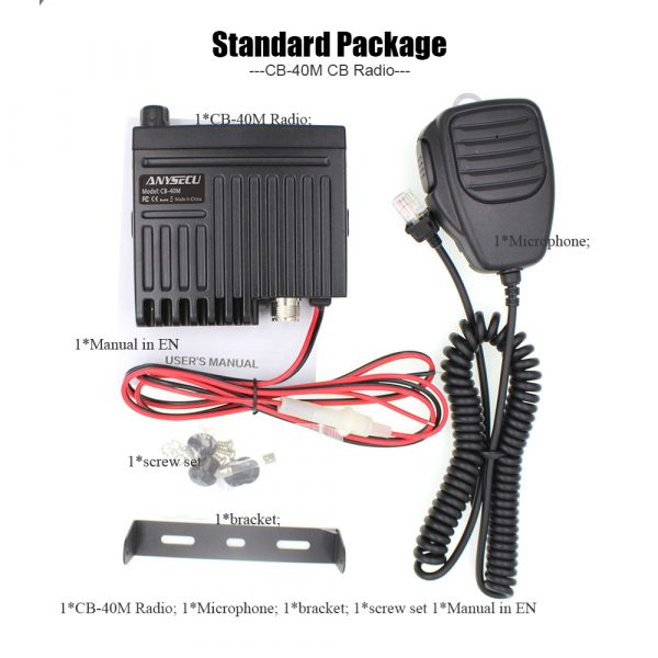 New ANYSECU CB-40M Mini Mobie Radio - Image 5