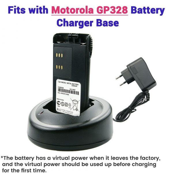 Replacement Battery HNN9008A 2100mAh NI-MH for Motorola GP140 GP380 HT750 HT1250 HT1500 GP328 GP338 GP320 MTX8250 Two Way Radio - Image 4