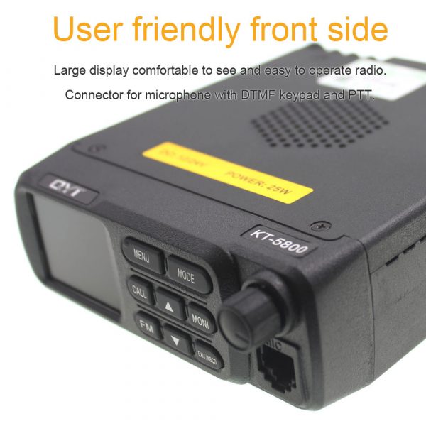 QYT KT-5800 Truck Mini Car Radio QYT KT5800 25W Mobile Transceiver  Walkie Talkie - Image 2