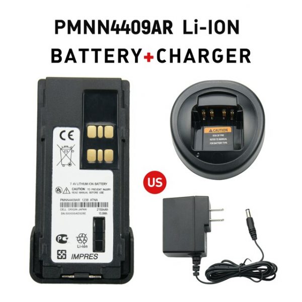 2150mAh Motorola PMNN4409AR IMPRES Battery with EU US Charger - Image 5