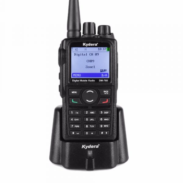Kydera DM-760 DMR Digital Radio 400-480MHz UHF Portable Ham Transceiver 2000mAh 5W Compatible With Motorola