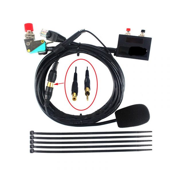 For Motorola SMP-908 Mobile Car Radio Station MR001 6-core Finger PTT MIC Headset for Retevis RT9000D