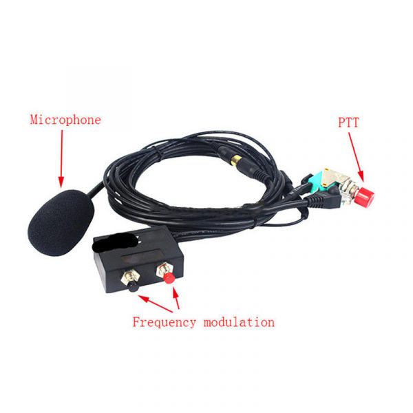 For Motorola SMP-908 Mobile Car Radio Station MR001 6-core Finger PTT MIC Headset for Retevis RT9000D - Image 2