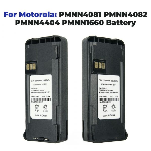 NEW PMNN4080 Battery Replacement Motorola Radios Batteries - Image 2