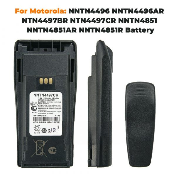 NNTN4497CR Battery for Motorola GP3688 EP450 CP140 CP040 CP200 CP380 CP160  etc Walkie Talkie - Image 2