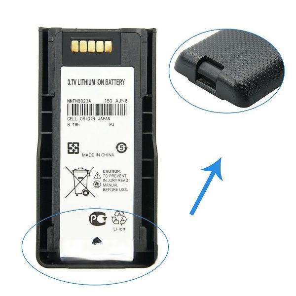 Free Shipping 10PCS NNTN8023A NNTN8023 NNTN8023AC Replacement Battery For Motorola MTP3100 MTP3200 MTP3150 MTP3250 - Image 5