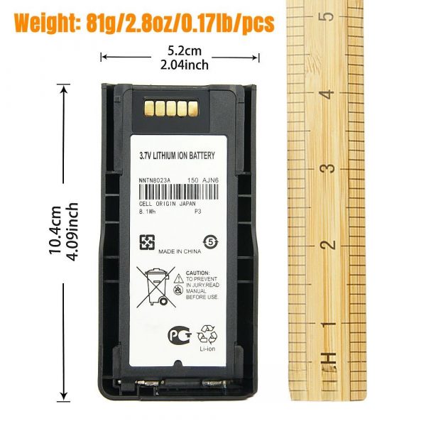 Batteries NNTN8023 NNTN8023A NNTN8023AC Battery for Motorola MTP3100 MTP3200 MTP3150 MTP3250 - Image 4