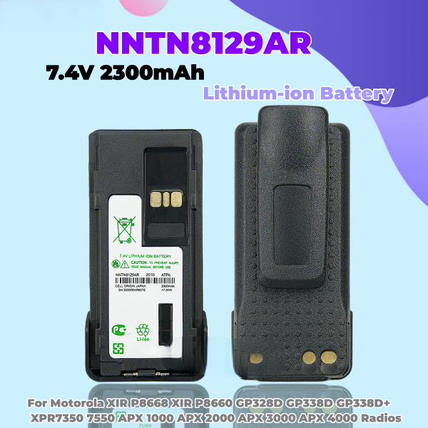 Discounted 2PCS NNTN8129AR Battery for Motorola XIR P8668 P8660 GP328D GP338D APX 1000 APX 2000 APX 3000 APX 4000 Radios - Image 2