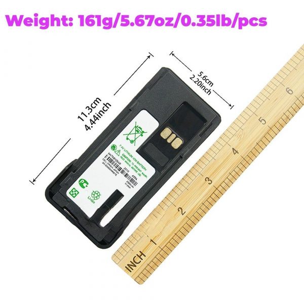 High Quality Wholesale 10PCS For Motorola Radios Replacement NNTN8129AR Battery with Belt Clips - Image 5