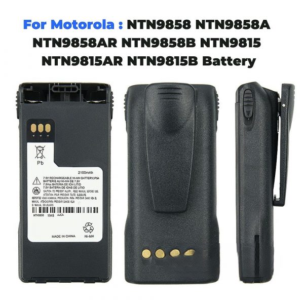 NTN981/A/AR/B Batteries NTN9858 A/AR/B/C Battery For Motorola XTS1500 XTS2500 PR1500 MT1500 Radios - Image 4
