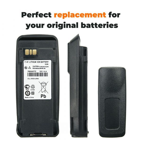 Replacement Battery for Motorola DR3000 DP3400 DGP6150+ MTR2000 DP3401 MTR3000 XPR4380 XiRP8208 Radios PMNN4077C Batteries - Image 4