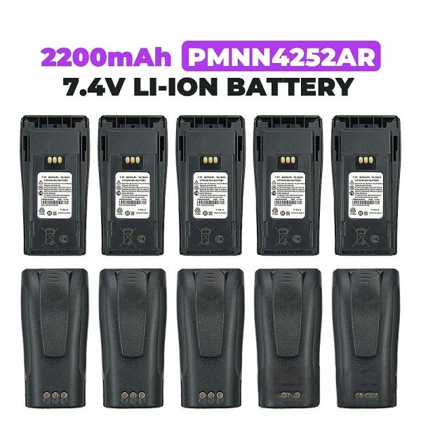 10PCS PMNN4252AR Battery Replacement For Motorola CP040 CP140 CP160 CP180 CP150 CP200 DP1400 Two Way Radio