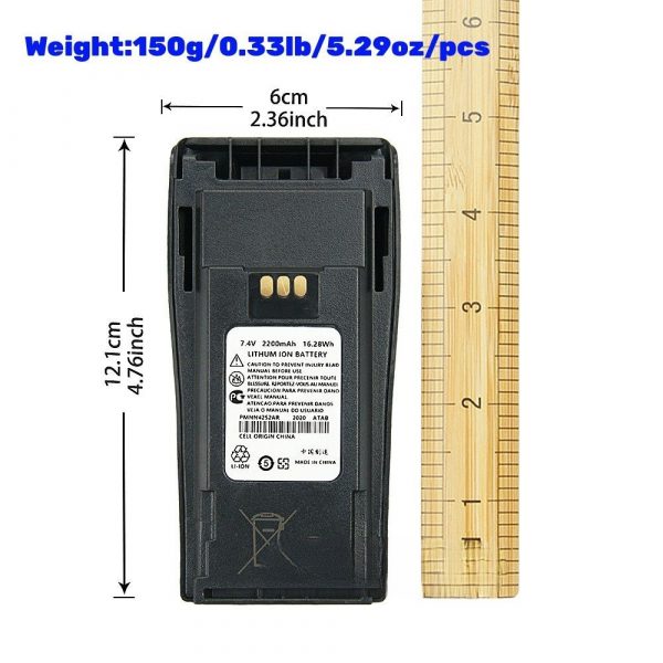 10PCS PMNN4252AR Battery Replacement For Motorola CP040 CP140 CP160 CP180 CP150 CP200 DP1400 Two Way Radio - Image 5