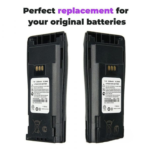 10PCS PMNN4252AR Battery Replacement For Motorola CP040 CP140 CP160 CP180 CP150 CP200 DP1400 Two Way Radio - Image 2