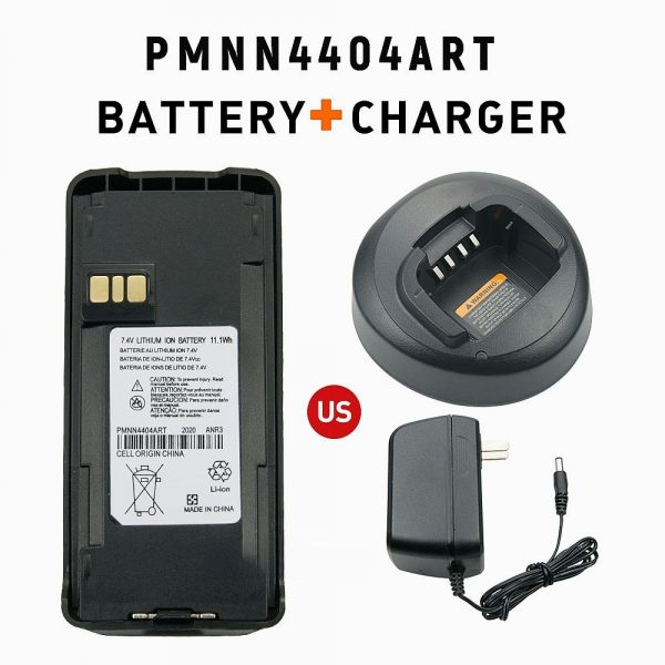 With Charger PMNN4404 PMNN4404ART Replacement for Motorola Radios - Image 5