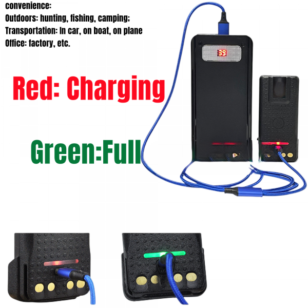 Motorola Radios Replacement Battery PMNN4409BR USB Rechargeable Battery Type-C - Image 3