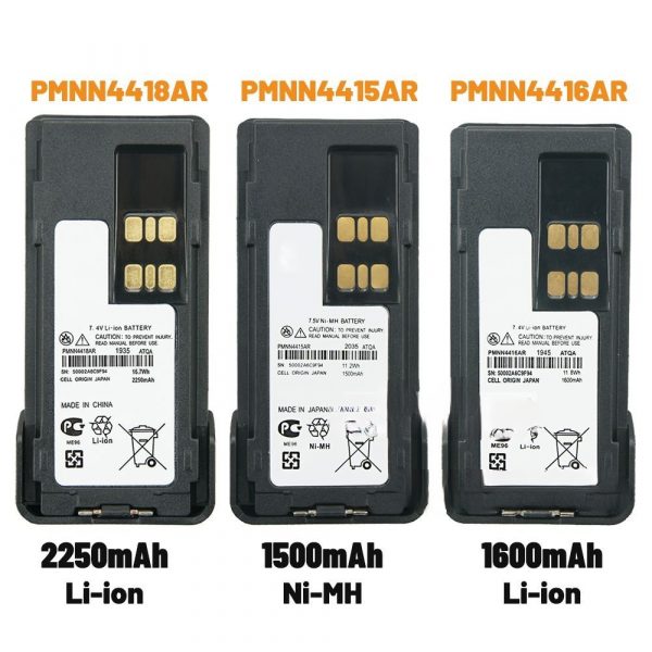 Replacement PMNN4418AR Battery Compatible with Motorola XIR P6600 P6620 DP2400 Radios - Image 2