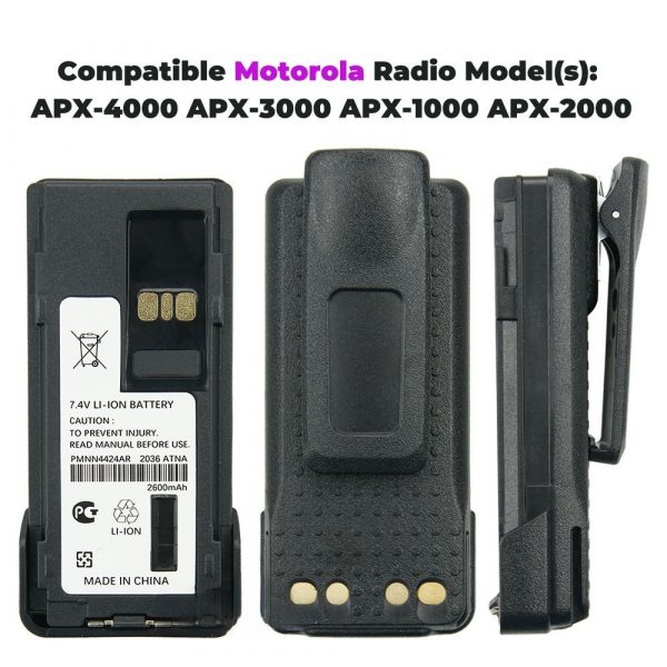 High Quality PMNN4424AR Battery PMNN4424 Spare Batteries for Motorola Radios - Image 3