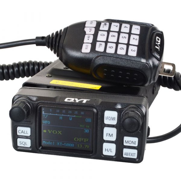 QYT KT-5000 VHF UHF Detachable Front Panel VOX Scrambler FM Mobile Radio