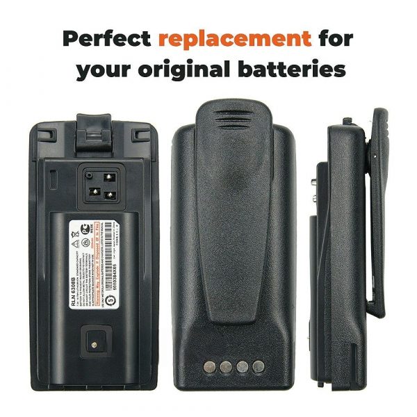 10PCS RLN6038B Battery with Belt Clip for Motorola A12 A10 A9 A10D A12D A9D CP110 EP150 Two Way Radios - Image 5