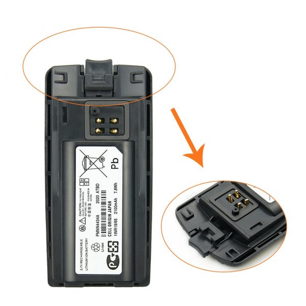 Motorola Replacement 2-ways Radios PMNN4434A Battery for Motorola RMM2050 RMV2080 RMU2040 RMU2080d RMU2080 XT220 XT420  - Image 5