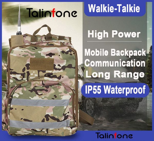 Talinfone RW-TM471 High Power 60W Backpack Communication Long Range Mobile Transceiver Radio