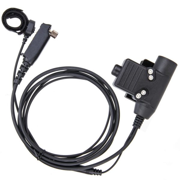 Finger Microphone Adapter U94 Tactical PTT Cable for Sepura Stp8000 Stp8030 Stp8035 STP8038 STP8080 Radios