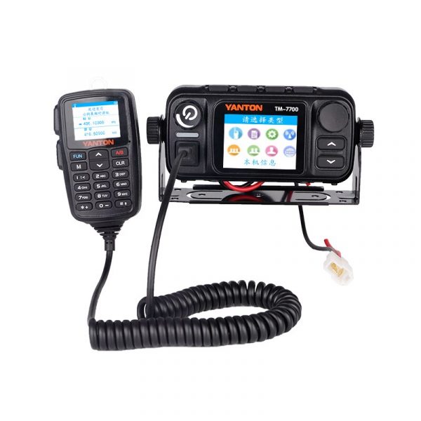 YANTON TM-7700D 4G LTE POC GPS APRS VHF UHF Dual Band 25W Mobile Radio - Image 3