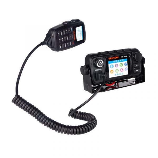 YANTON TM-7700D 4G LTE POC GPS APRS VHF UHF Dual Band 25W Mobile Radio - Image 4
