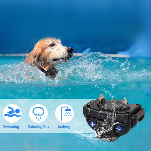 2km for 1/2/3 Dogs Waterproof Training Collar With Walkie-Talkie Beep Vibration Shock - Image 2