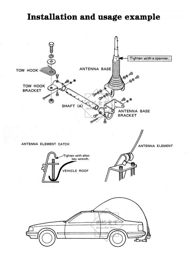 ICOM AH-2B Short Wave Vehicle Antenna - Image 3