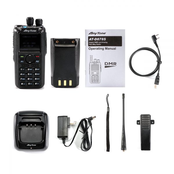 AnyTone AT-D878S Digital DMR Radio GPS  Compatible with Motorola Amateur Portable Digital Transceiver - Image 6