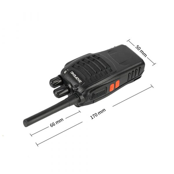 1 pair Baofeng BF-88A FRS Radio 2PCS Baofeng 88A Walkie Talkie 0.5W UHF 462-467 MHz 16 CH Upgrade BF-888s - Image 3