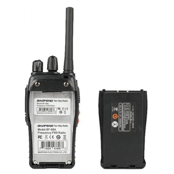 1 pair Baofeng BF-88A FRS Radio 2PCS Baofeng 88A Walkie Talkie 0.5W UHF 462-467 MHz 16 CH Upgrade BF-888s - Image 4