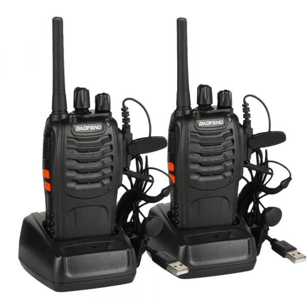 1 pair Baofeng BF-88A FRS Radio 2PCS Baofeng 88A Walkie Talkie 0.5W UHF 462-467 MHz 16 CH Upgrade BF-888s
