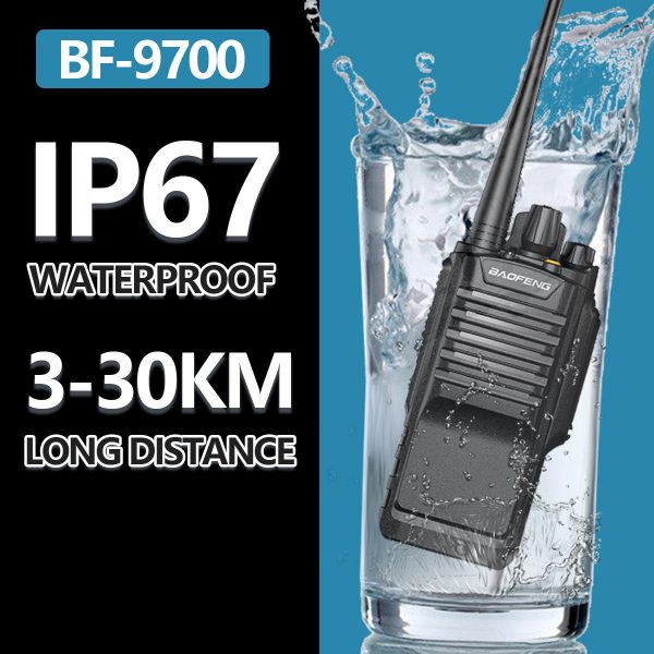 Baofeng BF-9700 8watts UHF 400-520MHz Waterproof Radio BF9700 Handheld Walkie Talkie  for Outdoor