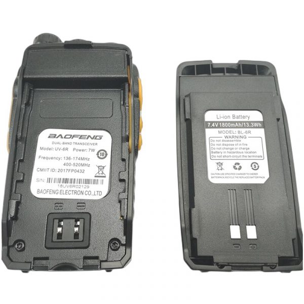 Baofeng UV-6R Dual Band CB Ham Radio Baofeng UV6R UHF/VHF Portable FM Transceiver - Image 4