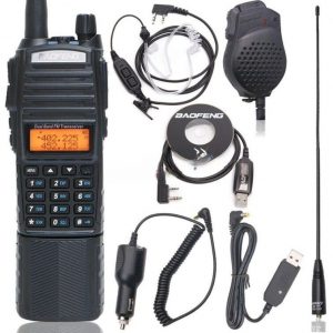 Baofeng UV-82 Tri-power 8W/4W/1W Powerful 3800mAh battery Portable Radio dual band 10km handheld UV82 Walkie Talkie