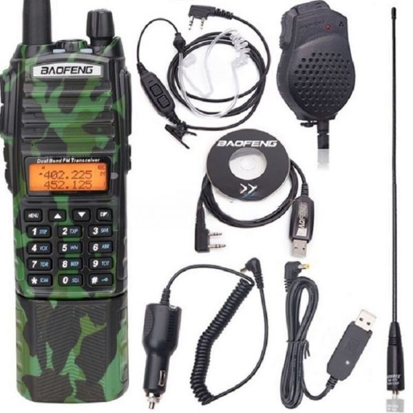 Baofeng UV-82 Tri-power 8W/4W/1W Powerful 3800mAh battery Portable Radio dual band 10km handheld UV82 Walkie Talkie - Image 2