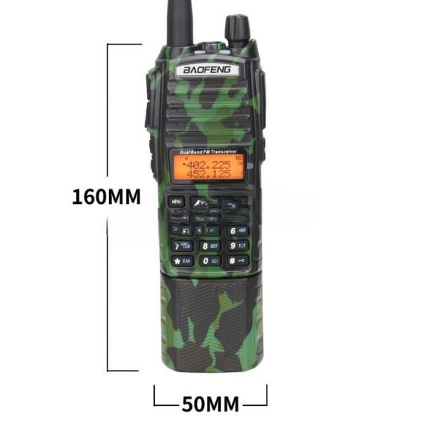 Baofeng UV-82 Tri-power 8W/4W/1W Powerful 3800mAh battery Portable Radio dual band 10km handheld UV82 Walkie Talkie - Image 7
