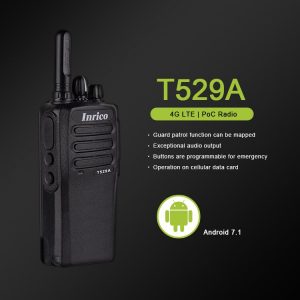 Inrico T529A Poc 4G Network Walkie Talkie Radio with BT Wifi Gps NFC Android Mobile Radio Long Range Mini Walkie Talkie