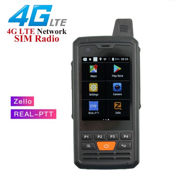 UNIWA F50 4G Network Radio 4000mAh Android 6.0 Smart Phone POC Radio LTE/WCDMA/GSM Walkie Talkie Real PTT Zello - Image 2