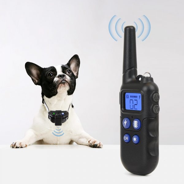 2km for 1/2/3 Dogs Waterproof Training Collar With Walkie-Talkie Beep Vibration Shock - Image 3