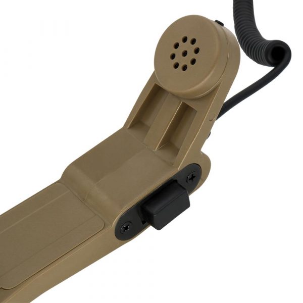 Black Tan H250 Baofeng Kenwood Walkie-talkie 2 Pin Shoulder Microphone PTT Military Handheld Speaker Microphone - Image 5