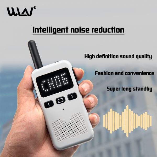 Ultra Thin Mini Radio WLN KD-C70 UHF Long Distance Pocket Walkie Talkie CTCSS DCS KSM3 Portable Transceiver - Image 2