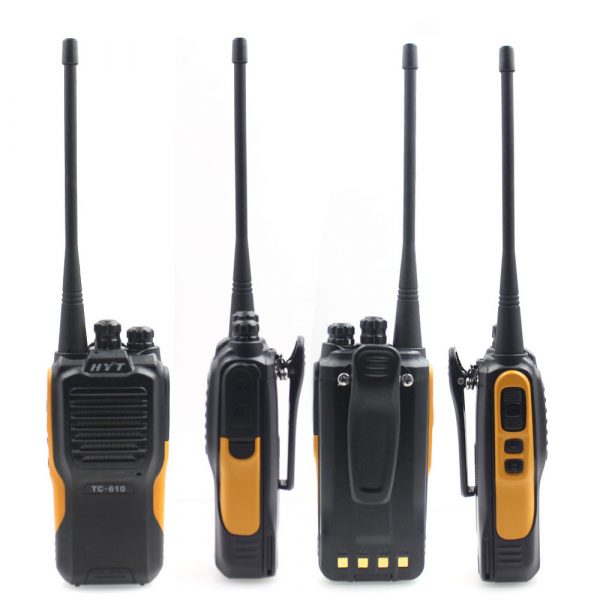 HYT TC-610 UHF VHF Professional Outdoor Walkie Talkie Long Range 4 Frequency Bands Portable Business Security Radio