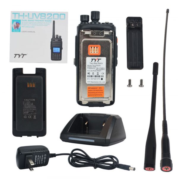 TYT TH-UV8200 10W IP67 Waterproof DUAL BAND GPS DTMF Portable FM two way radio - Image 5