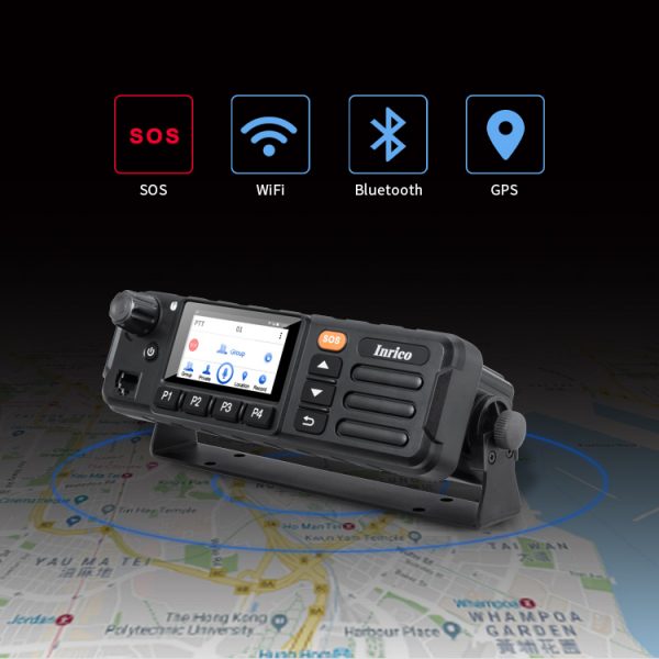 Inrico TM-7 Wifi GSM WCDMA 3G SIM Network Mobile Radio with Touch Screen - Image 3