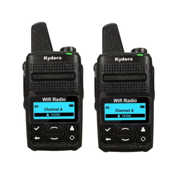Free Shippinng 2pcs Kydera Q1 Wifi Radio Licence Free USB Charger Easy Carry Pocket Walkie Talkie
