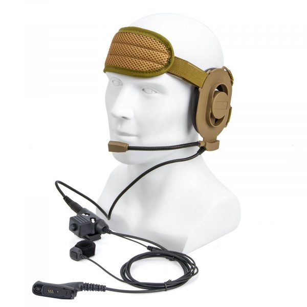 For Motorola APX4000 DP4400 DP4800 P8268 XPR 6350 etc Series Radio Tactical Bowman Elite II Earphone U94 PTT Adaptor